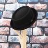 Lightweight Gentleman Derby Hat Carnival Soft Trilby Hat for Masquerade Party