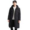 Men's Long Winter Down Jacket - Thick, Warm, Loose Fit, Solid Color, Mid-Length, Over-the-Knee.