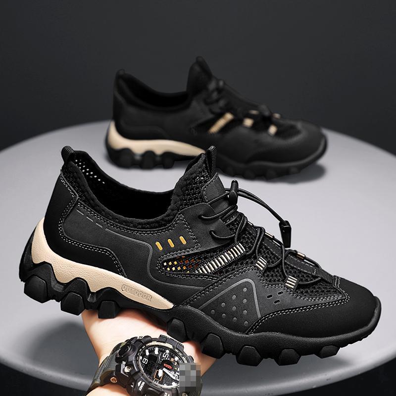 Herren Wanderschuhe Outdoor Freizeit Sneaker Atmungsaktive Mesh Schuhe