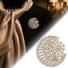 Sparkling Shirt Pin Hollow Rhinestone Sun Moon Brooch, Metal Lapel for Bag Decoration Men Women, Jewelry Accessories Clothing Scarf Hat Brooch
