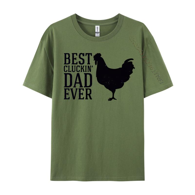 3D Style Tees Cotton Unisex Top Tshirts Best Cluckin Dad Ever Vintage Tshirt Birthday Special Luxury T Shirt