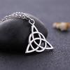 Teamer Witch Knot Pendant Necklace For Women Viking Irish Celticss Knot Magic Wicca Necklaces Jewelry Valentine Gifts Wholesale