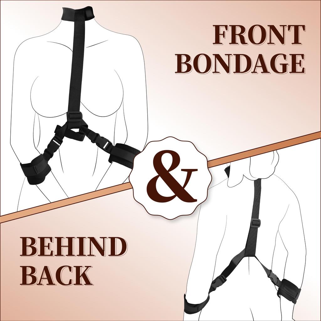 Sex Bondage Strap Wrist Thigh Cuffs  Restraints Set Sex Toys for Women Restraints Bondage Sex Blindfold Couples SM Games