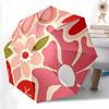 1pc Floral Pattern Automatic Open/Close Umbrella, Portable Folding Umbrella for Travel, Themed Events,