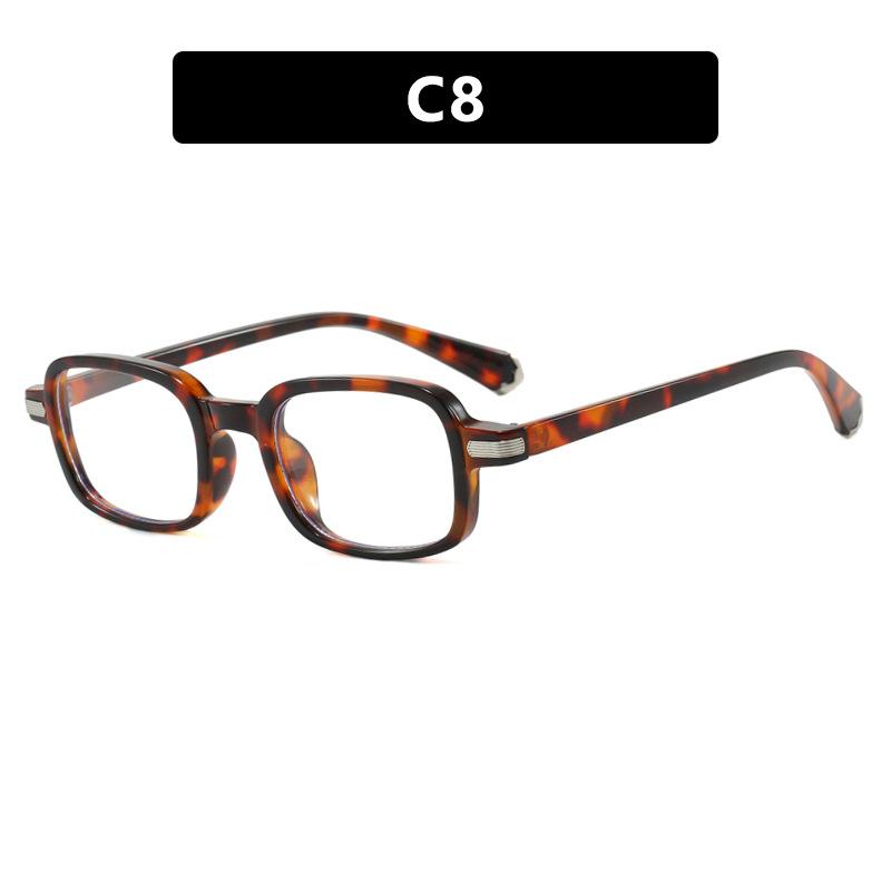 JYL Simple Retro Square Sunglasses UV400 Unisex Small Frame Anti-UV / 9021