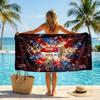 Braga FC Print Quick Dry Beach Towel Microfiber Absorbent Portable Travel Swimming Towel
