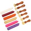 Wax Seal Stamp Kit Clear Pattern   Classic Sealing Kit for Envelopes Invitations Weddin