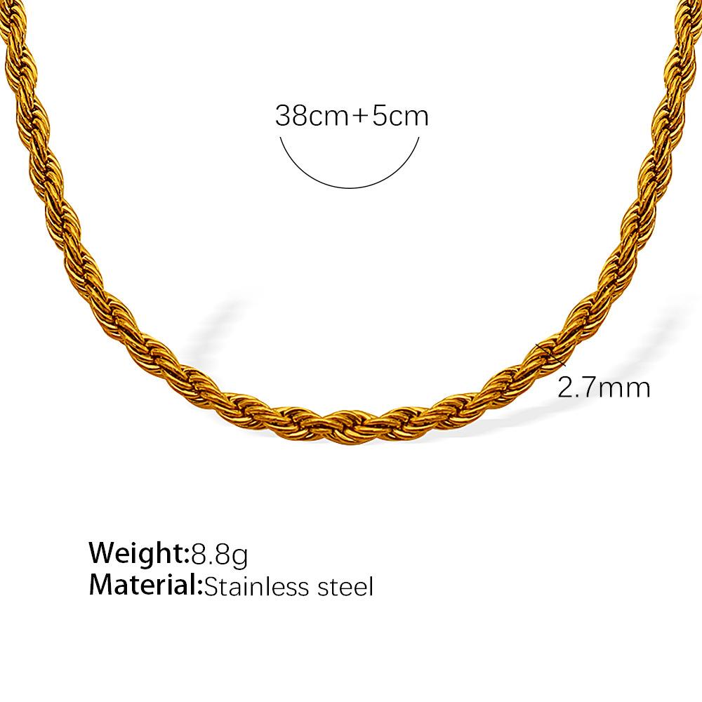 Wind Leichter Luxus Atmosphärische Verdrehte Halskette Damen Trend Nische High-End Design Schlüsselbein Kette Mit Schmuck