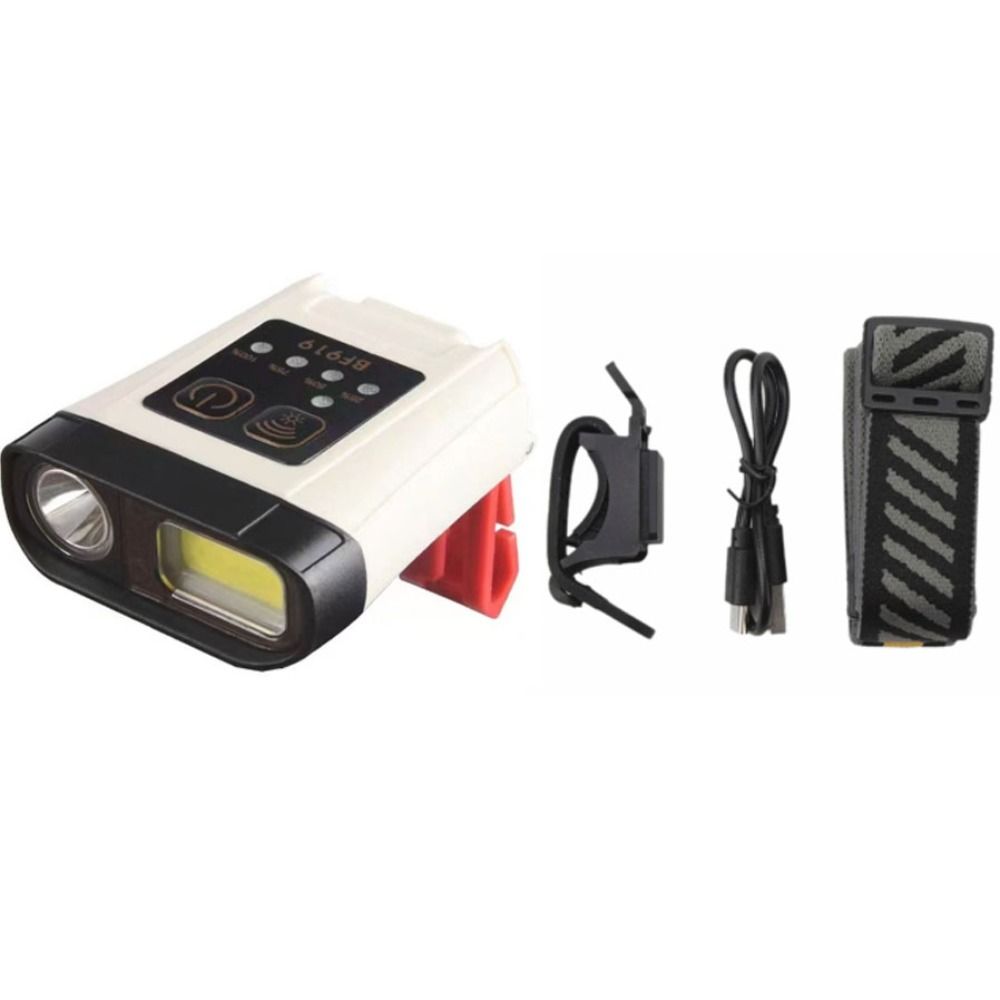 Double Light Source LED Hat Light White Cap Clamp Light Clip On Cap Light  Hiking Adventures