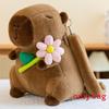 Cute Flower Capybara Burger French Fries Rabbit Decorative Backpack Plush
