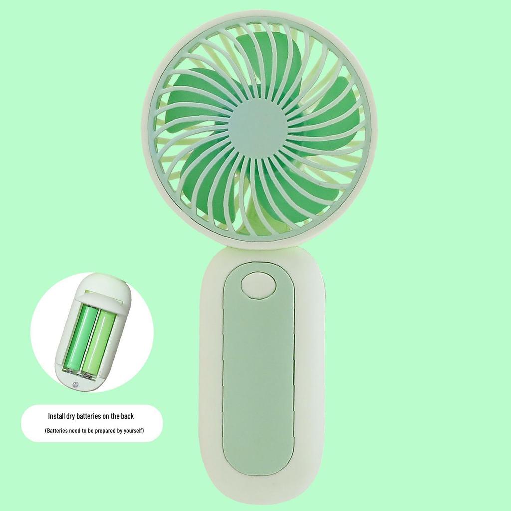 2026 USB Rechargeable Compact Handheld Lanyard Fan - Fresh Style & Portable Gift