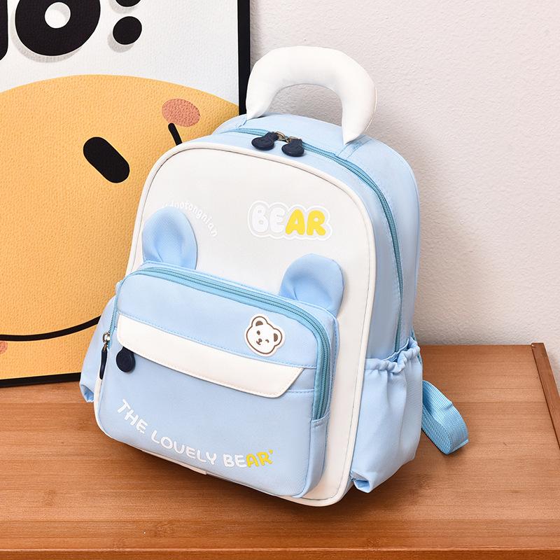 Schoolbag cute bear kindergarten school bag girl boy baby backpack girl animal small backpack children out bag