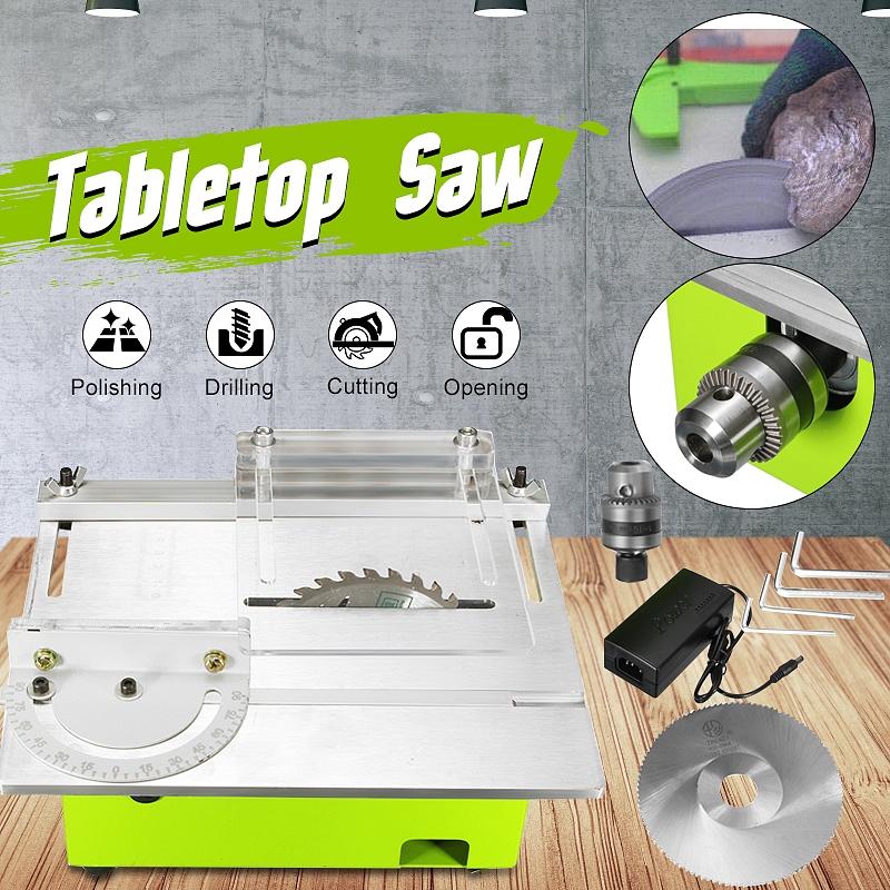 3 In 1 Mini Table Saw Handmade Woodworking Bench Saw DIY Hobby Model Crafts Cutting Handmade Woodworking Bench