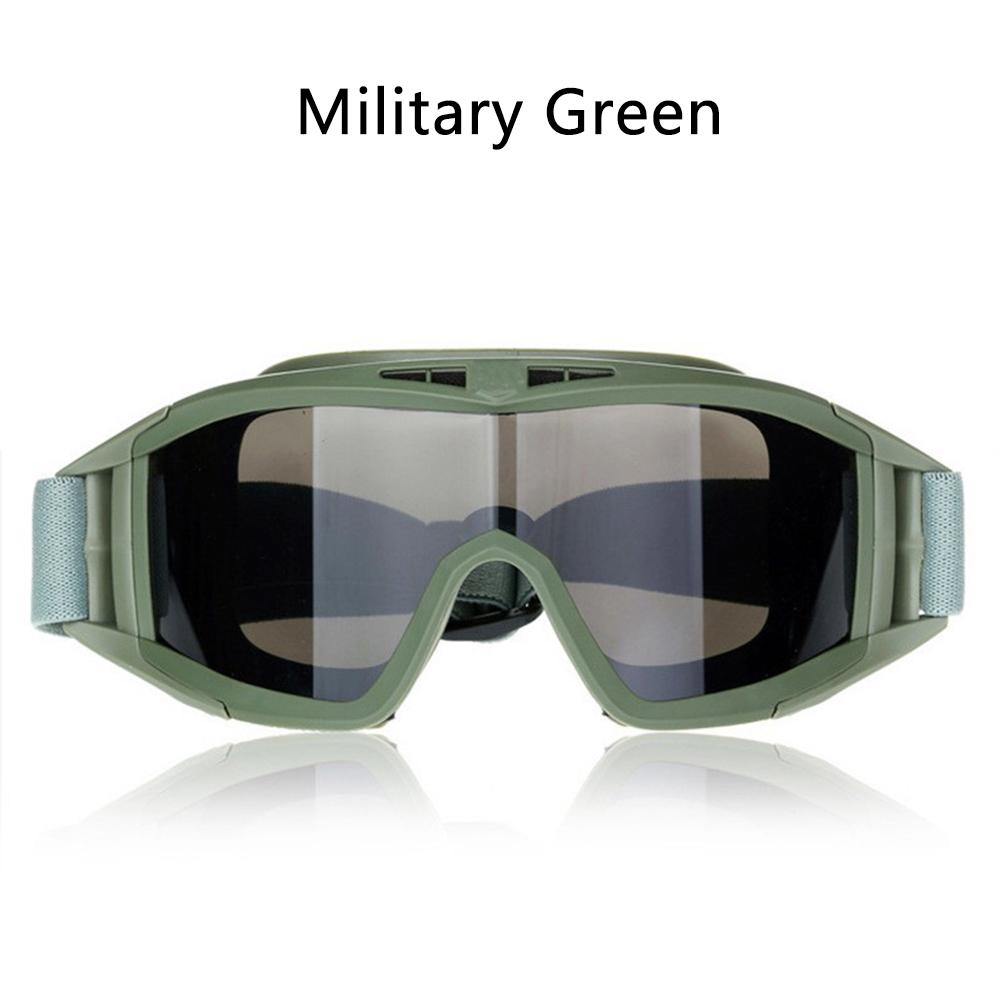 Tactical Goggles Anti Fog Military Glasses for Cycling Hunting Weeding, Khaki