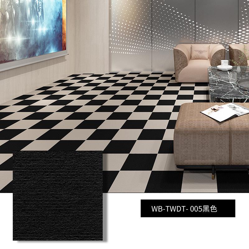 Self Adhesive Carpet Floor Tiles Anti-Slip Reusable Carpet Squares Peel and Stick Carpet Floor Tile DIY for Bedroom (10 Pcs)