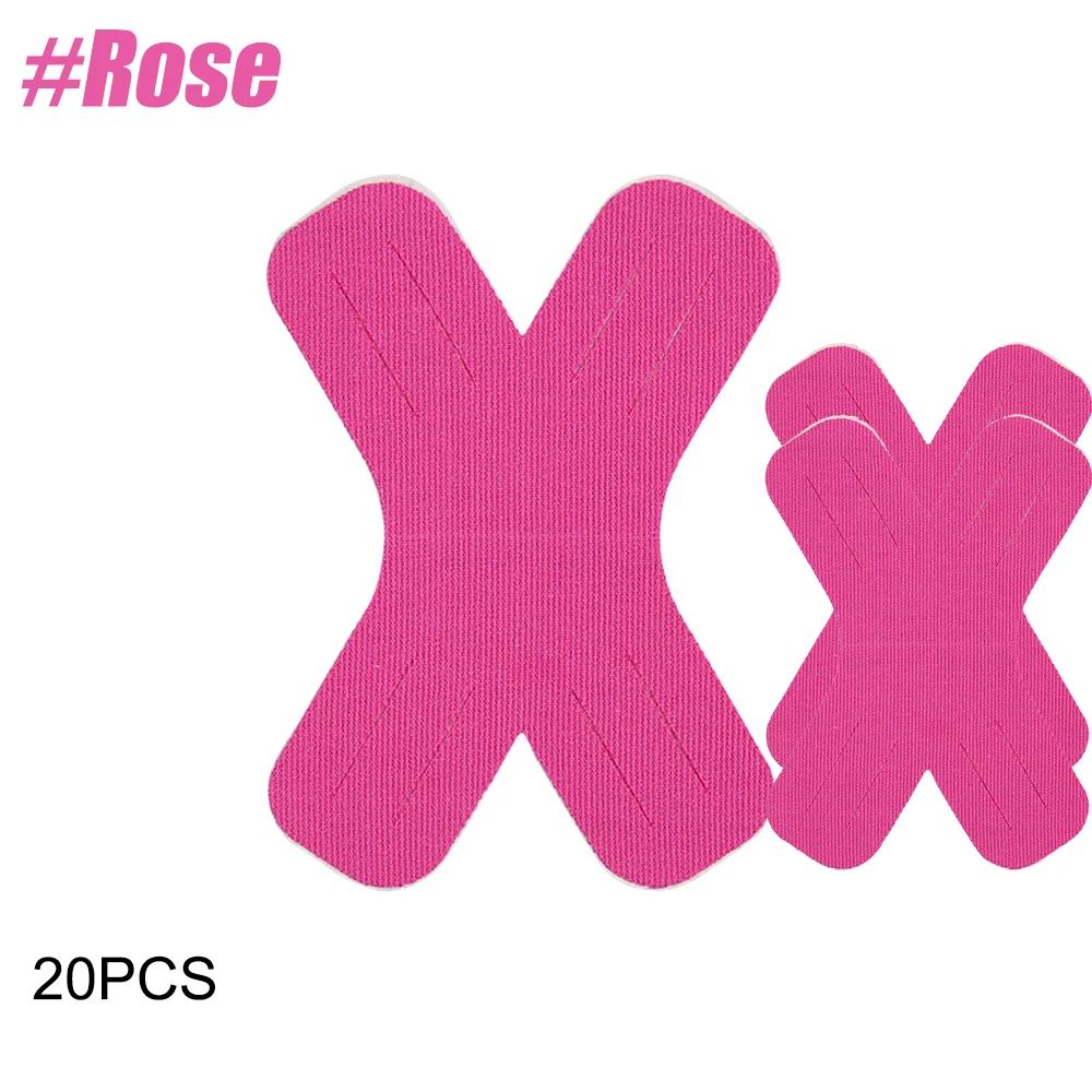 10/20 Pcs Kinesiology Tape Precut, X-Shaped Muscle Tape For Pain Relief & Joint Support, Elastic Sports Tape