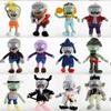 39 Styles 22-30cm Plants Vs Zombies Cosplay Plush Toys PVZ Hats Pirate Duck Zombie Plush Stuffed Toy Doll for Children Kids Gift