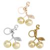 Practical Cherrys Key Holder Accessory Sturdy Resin Charm Texture with Sturdy Alloy Clasp Keys Ornament Decoration