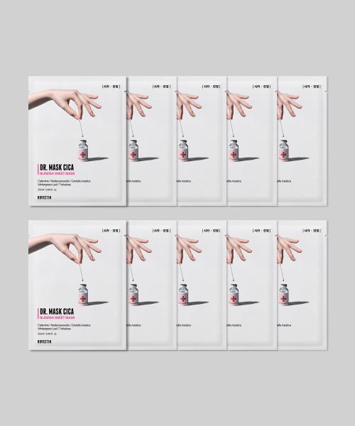 Ровектин Др. Маска Cica 10 листов (5 листов x 2 НАБОРА) NONE