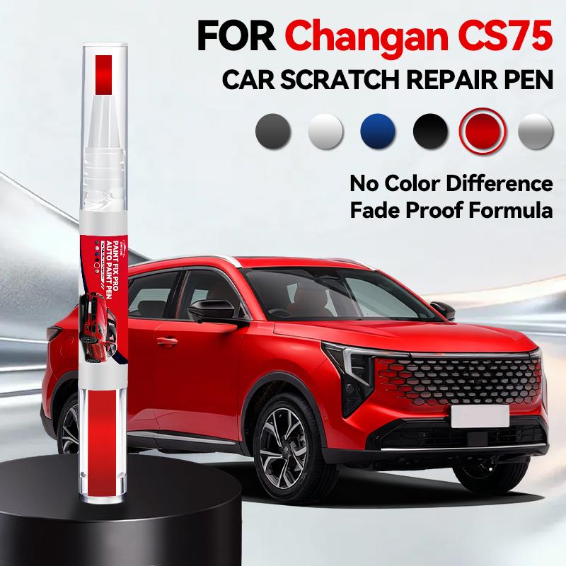OPRTAMG Hot Purpose Vehicle For Changan CS75 Car Paint Repair Pen Touch Up Scratch Remover DIY Auto Accessories Black Y88 White