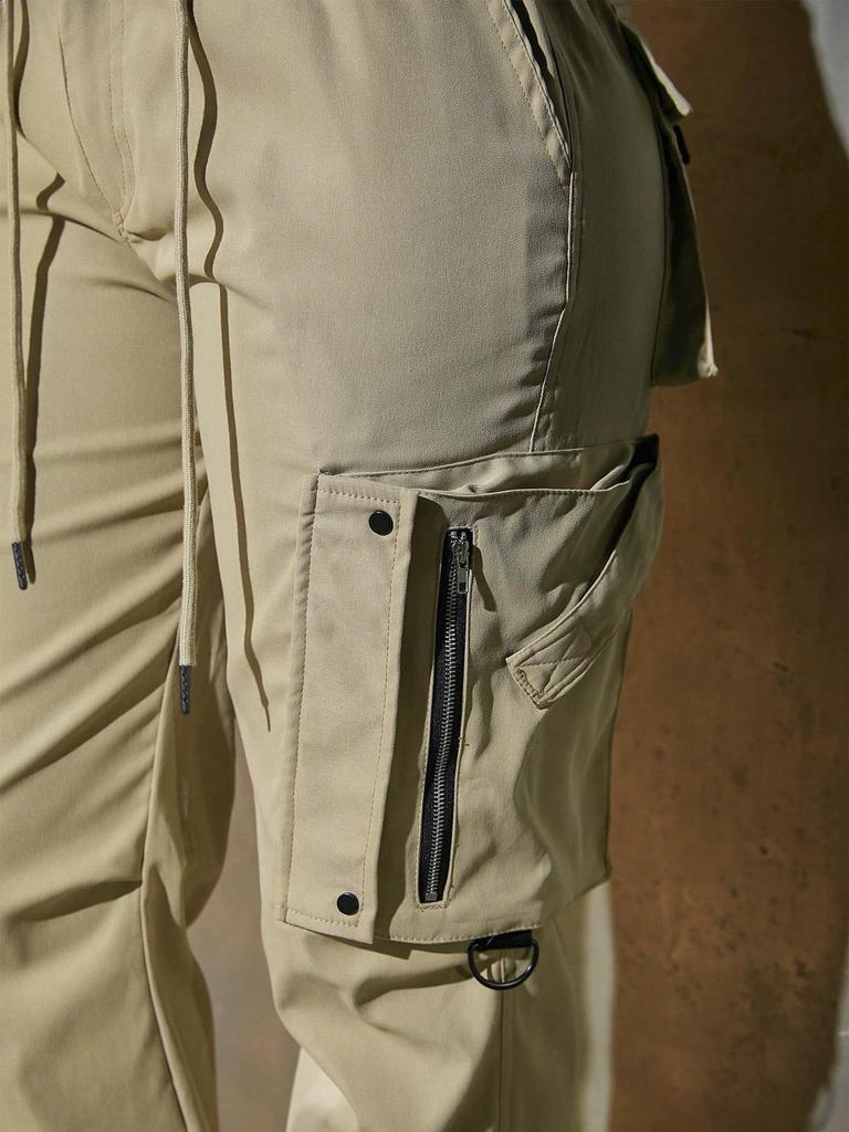 European & American Women's Tactical Cargo Pants - Summer Sports Style, Drawstring Casual Wear.