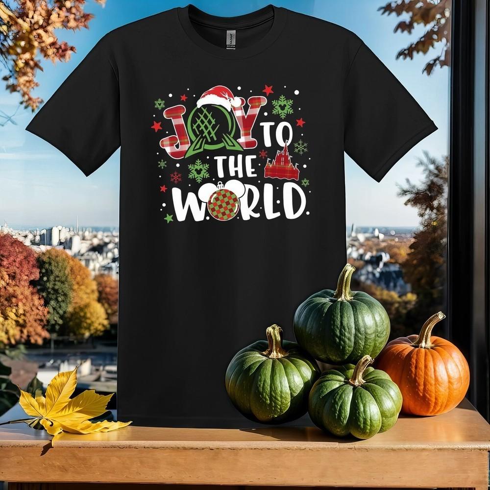 

Joy To The World Disneyland T-shirt T shirt Men Women Unisex Tshirt SY484 2XL