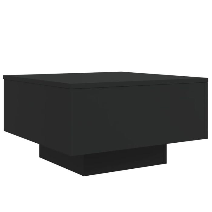 VidaXL Coffee Table Black 55x55x31 Cm Engineered Wood 836568