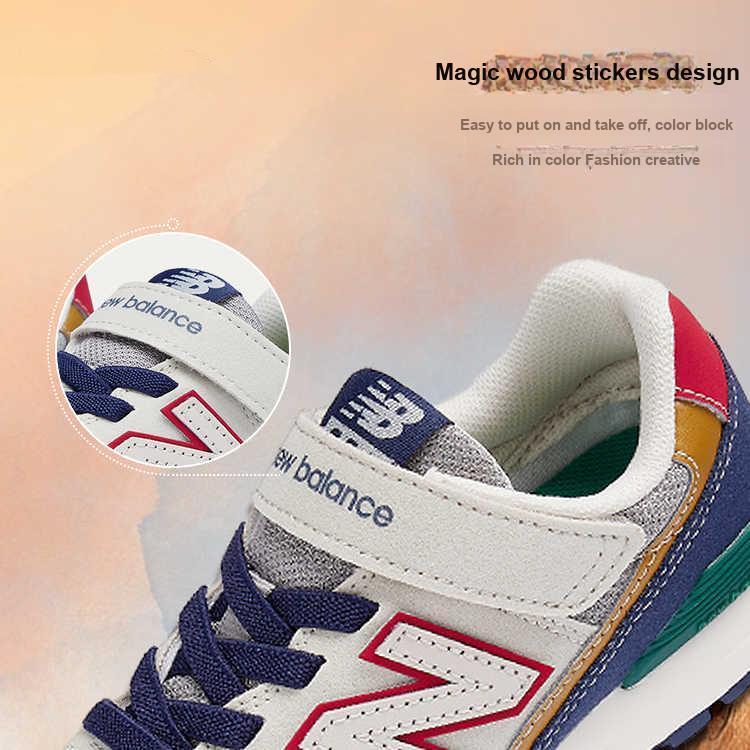 New Balance 996v3 Tan Blue Big Kids' Casual Shoes YV996JP3