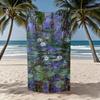 Handtuch Textil Bademantel Strand Schnelltrocknend Leicht Tragbar Camping Kunst Schwimmen M-MonetS Pool Reise