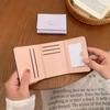 2025 New Women's Wallet Women's High-end Short Student Card Bag Ins Wallet Change Bag