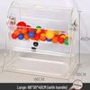 Acrylic Rotating Raffle Cage with Prize Balls and Lottery Tickets