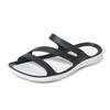 2025 Summer New Sandals Women's Flat Heel Soft Sole Jelly Shoes Comfortable and Fashionable Wear Cool and Light