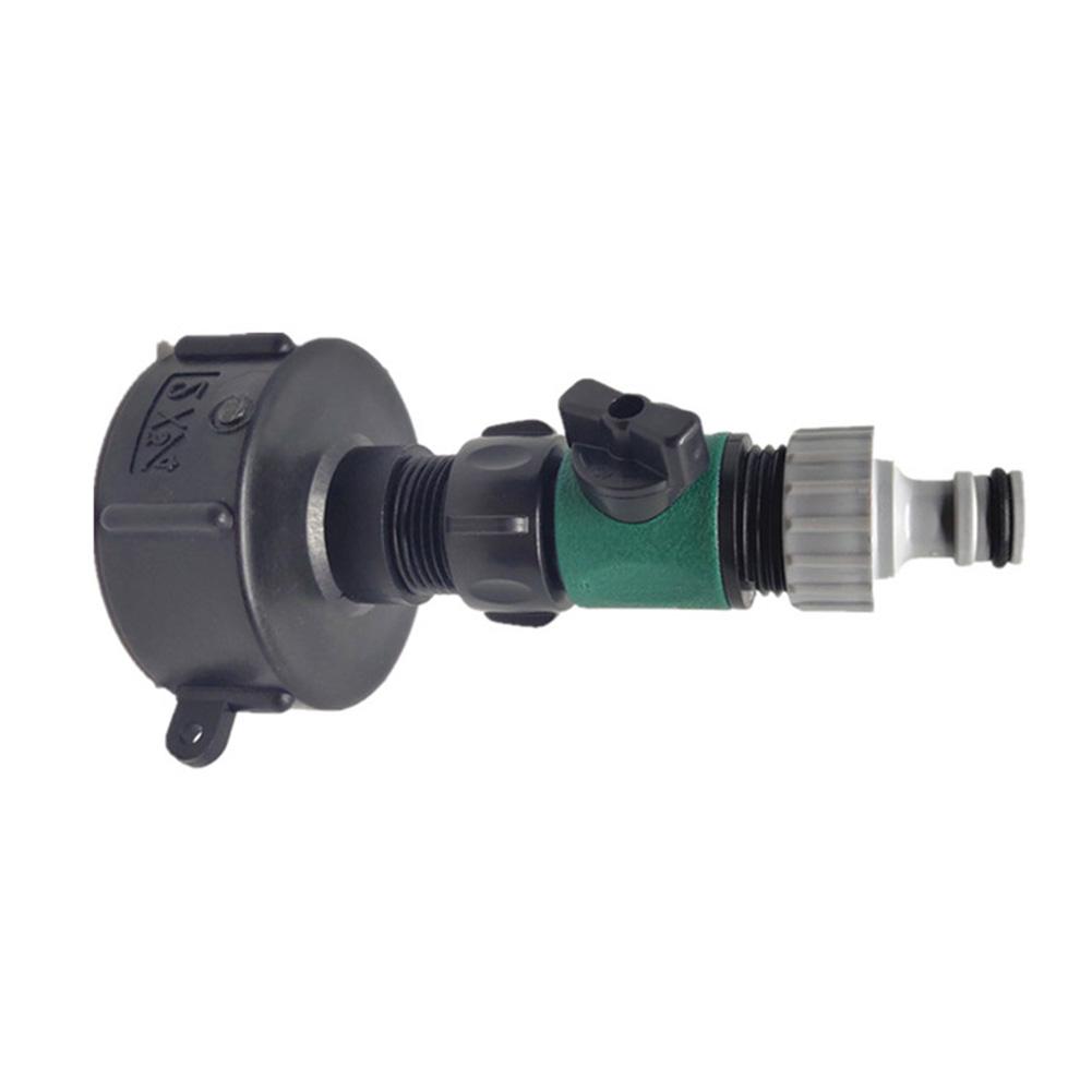 IBC Tank Adapter S60X6 3/4'' Thread Connector Replacement Valve Fitting Garden Hose Quick Connector Garden Water Connectors