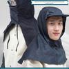 Unisex Durable Denim Summer Hood with Removable Shawl for Industrial Work