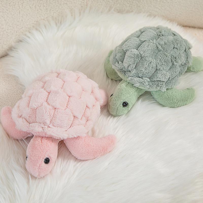 28/38CM Kawaii Cartoon Simulation Anime Turtle Stuffed Animal Plush Toy Children's Turtle Handmade Doll Festival Gift