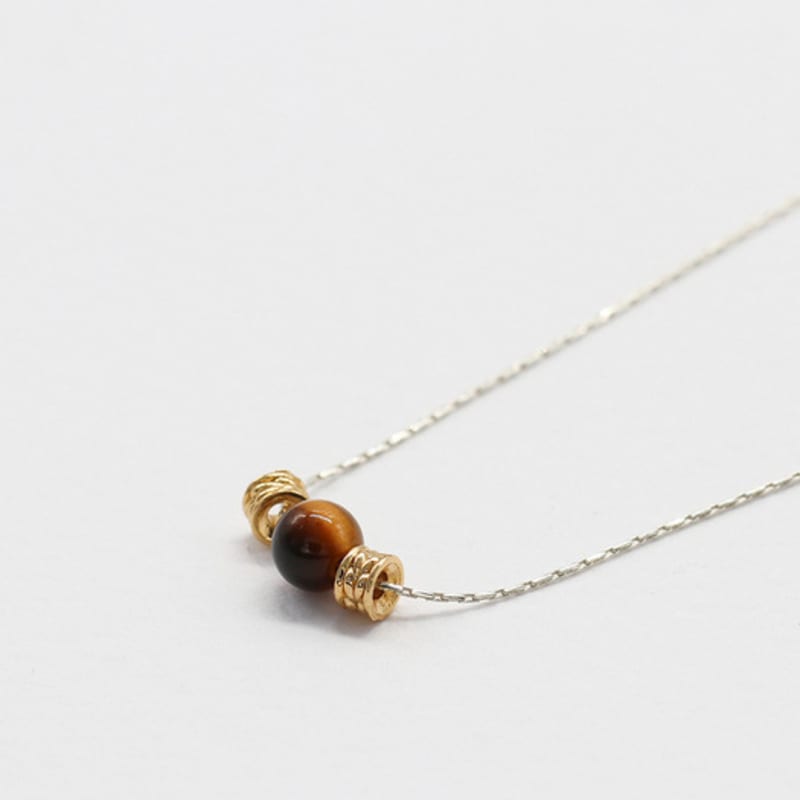 OR D`OR Round Tiger Eye Necklace