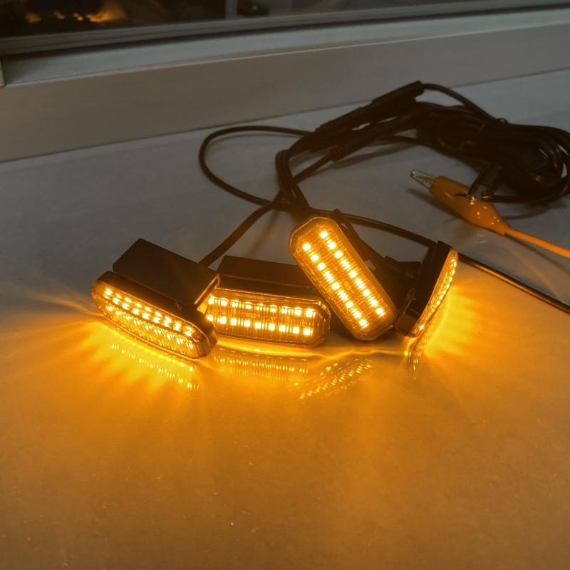

LED Front Grille Light For Mitsubishi Triton Car Daytime Running Light Wheel Eyebrow Lamp For Pickup Offroad 12V