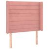 VidaXL LED Headboard Bedroom Furniture Single Bed Accessory Headboard Bed Frame Interior Pink 3124229