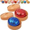 Boulettes Pailletées Jouet Squishy Doux Avec Cuiseur Vapeur Jouet Squishy Résilience Lente Fidget Soulagement du Stress Balle Sensorielle