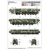 Trumpeter 1/35 Scale Russian RS-12M Intercontinental Ballistic Missile Topol M Plastic Model Kit, Model Number 01082, Molded In Color