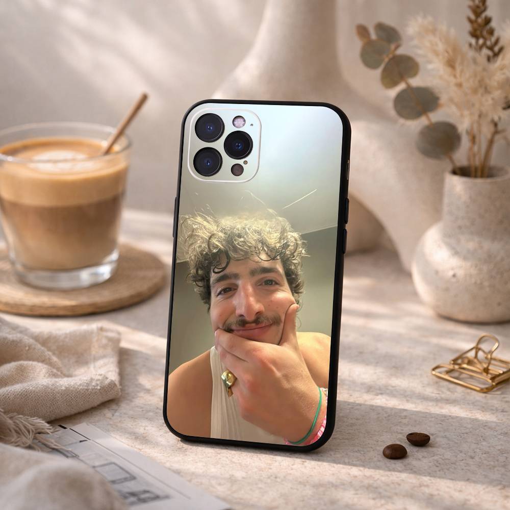 B-Benson American H-Heart Boone Phone Case For iPhone17 16 15 14 13 12 11 Pro Max Plus,5G Soft Black Case