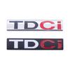 JJEM1 3D Metal Chrome Black Logo TDCI Emblem Car Fender Trunk Badge For Ford Fiesta Kuga Mondeo MK3 Focus MK2 TDCI Sticker Accessories