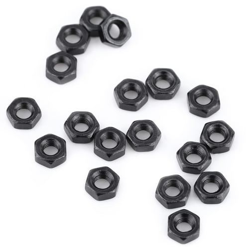 Hilitand M3 Hex Socket Head Bolt and Nut Kit, 4/5/6/8/10/12/16/20/25mm, 12.9 Strength Alloy Steel, 280 Pieces, Black, DIN912