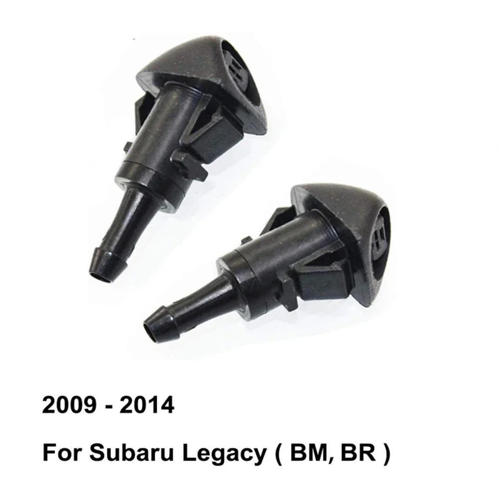 Scheibenwaschdüsen 2 Stück 86636AJ10B Schwarz Einfache Installation Gerätepassform Für Outback 2010-2014 Frontscheibe