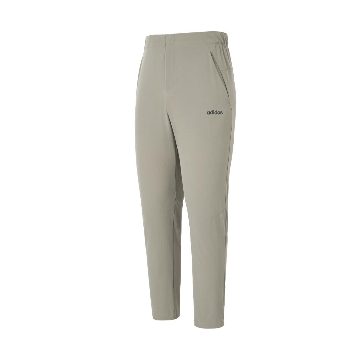 

Adidas Sports Lifestyle Series Mid-Rise Lightweight Comfortable Simple Quick-Dry Cool Feeling Casual Pants Men Pants Silver-Gray KB8504 S