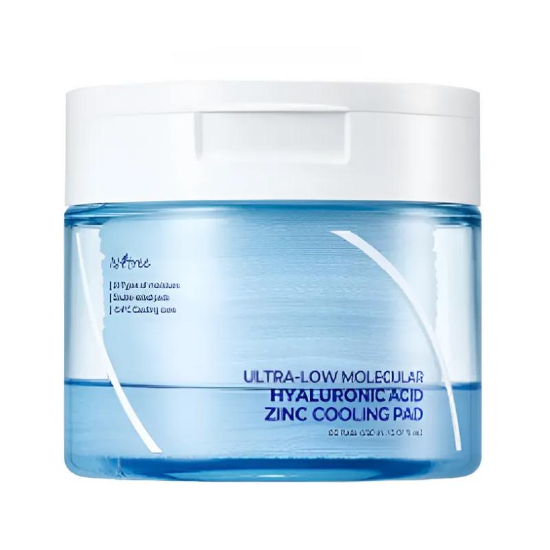 

[ISNTREE] Ultra Low Molecular Hyaluronic Acid Zinc Cooling Pad 60 Pads