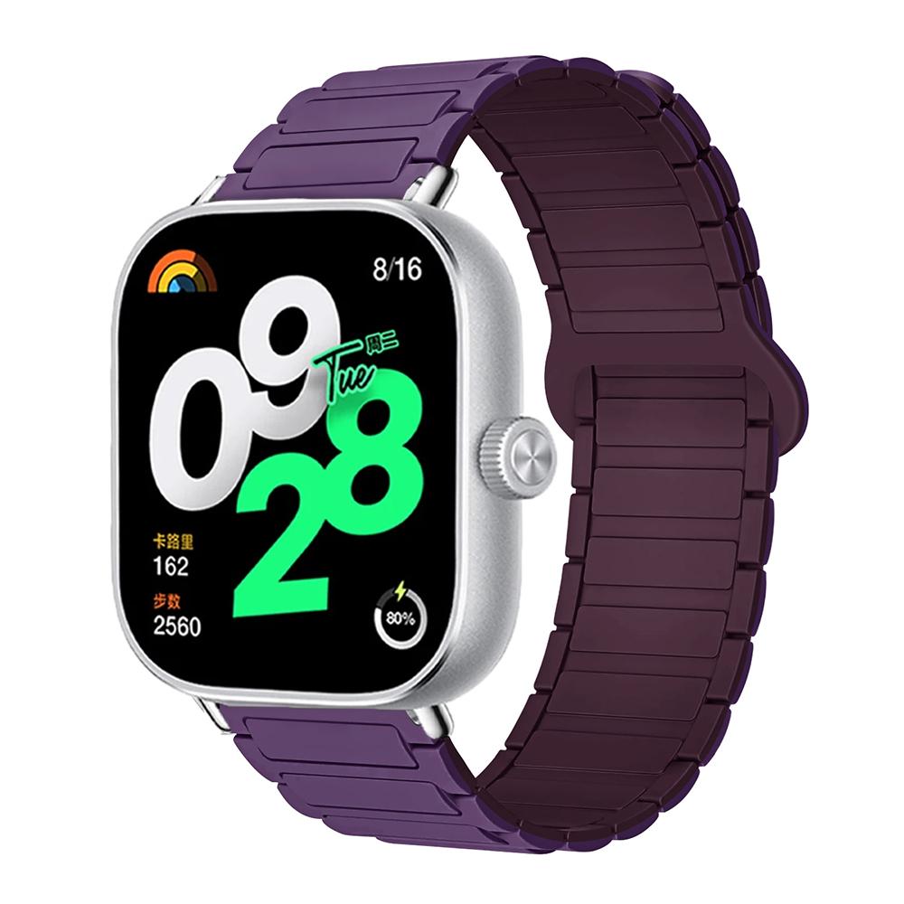 Magnetický náramek pro řemínek Redmi Watch 4 Silikonové pásky pro Xiaomi Mi Band 8 9 pro Řemínek k hodinkám Vyměnitelné příslušenství Correa