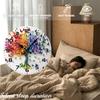 Butterfly Tree Wooden Round Silent Hanging Wall Clock, Suitable For Living Room, Office, Study Room, Bedroom, Home Decoration
