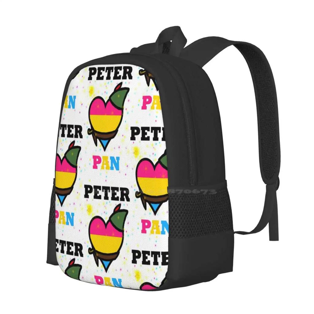 Pattern Design Bag Student's Backpack Pan Pride Pansexual Pride Lgbt