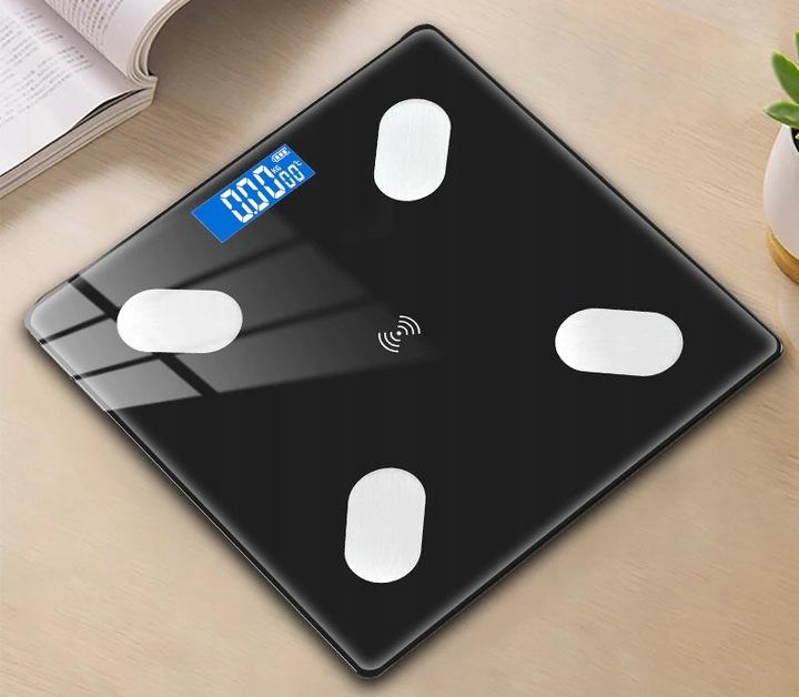 Smart Analytical Bathroom Scale Bluetooth Black